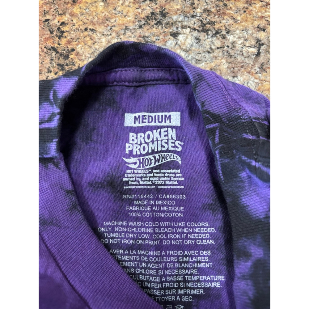 Broken Promises x Hot Wheels “You Drive Me Crazy” Tie-Dye Graphic Tee - Picture 3 of 4